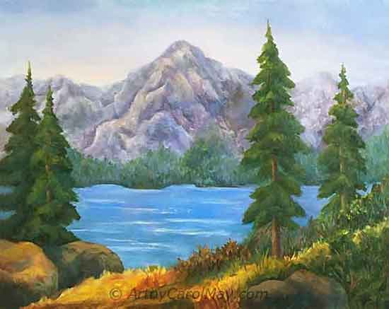 mountain landscapes paintings